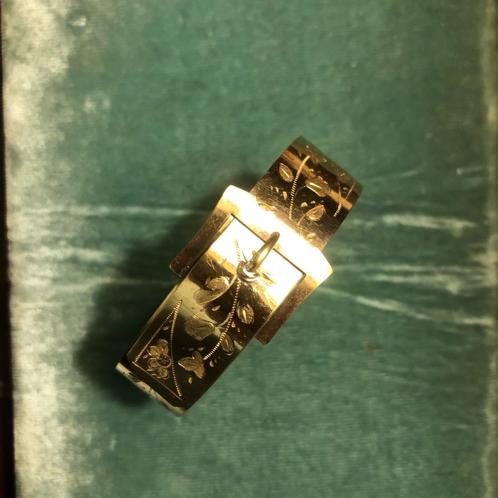 Victorian gold filled buckle bracelet - Picture 3 of 16